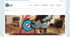 Desktop Screenshot of cyclefitsolutions.com